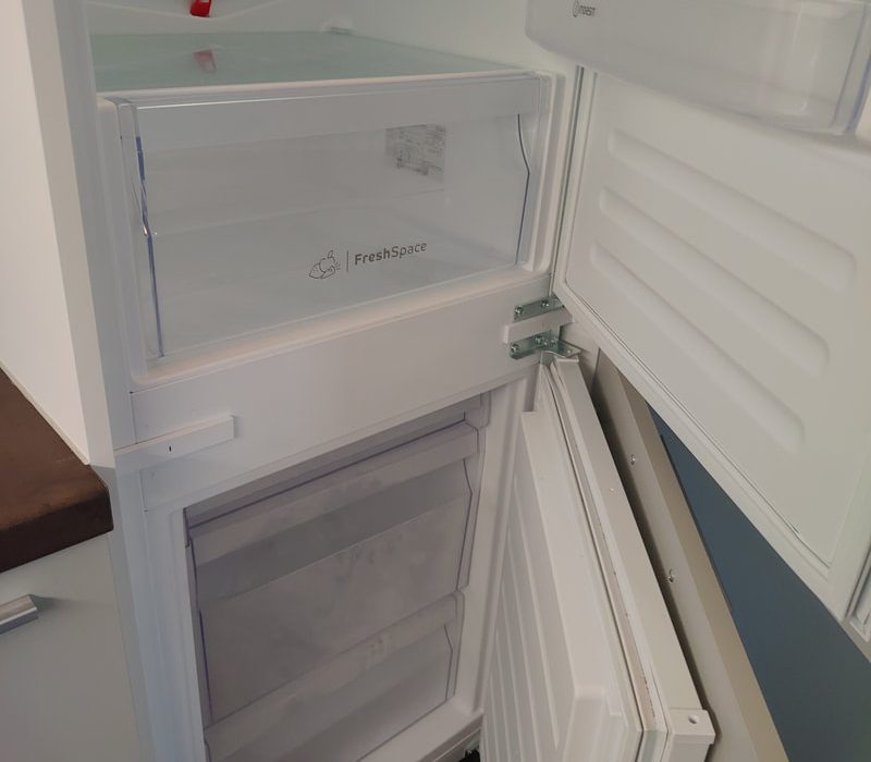 fridge and freezer