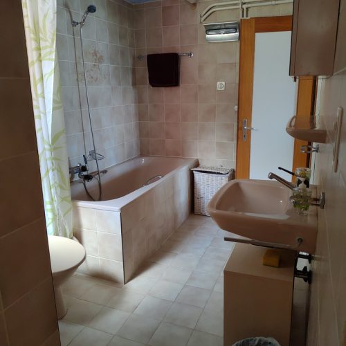 salle de bain avec baignoire - bathtub