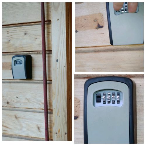 pour trouver la boîte à clef à votre arrivée - help to find the key box on arrival