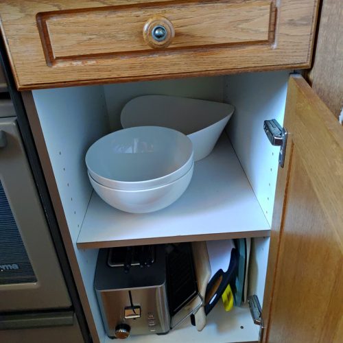 toaster and salad spinner