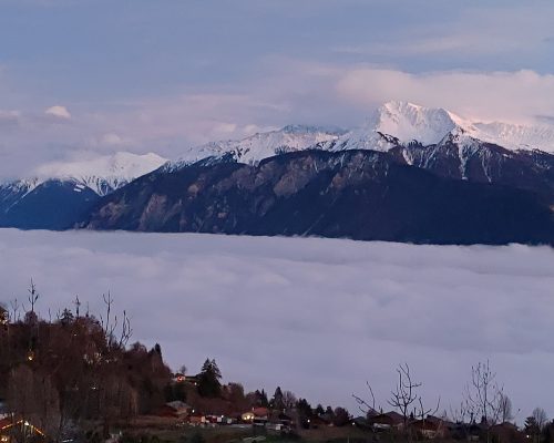 mer de brouillard